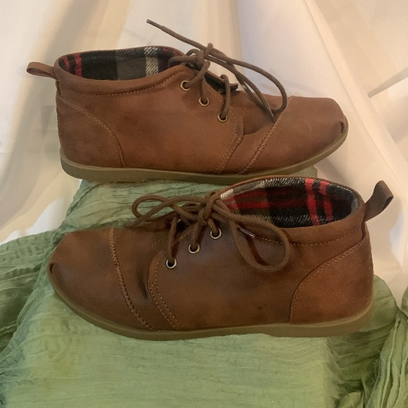 Bobs from Sketchers Brown Memory Foam Ankle Boots - Picture 7 of 10